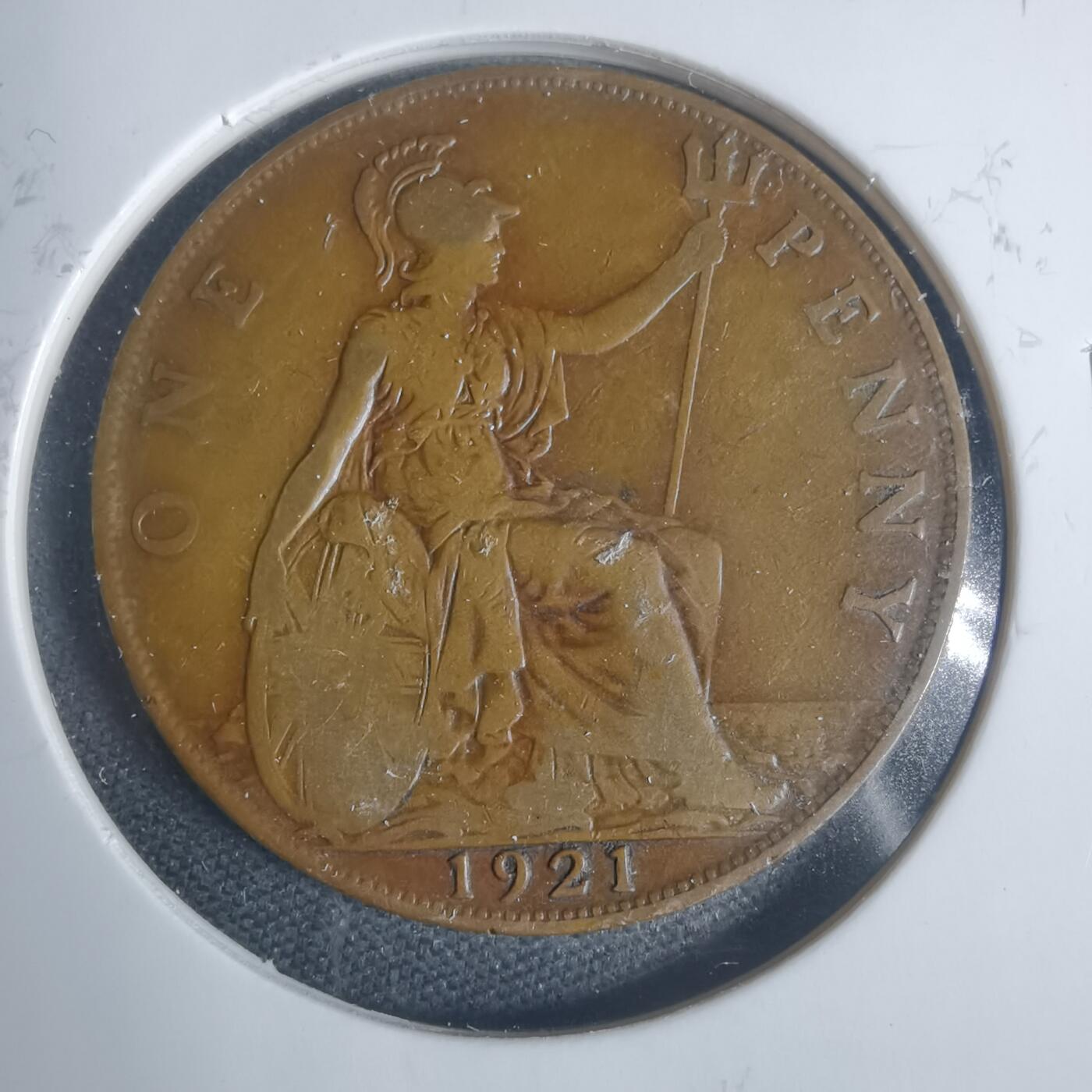 沼泽如烟--第933场 英国1921年1便士