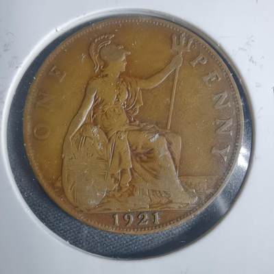 沼泽如烟--第933场 - 英国1921年1便士