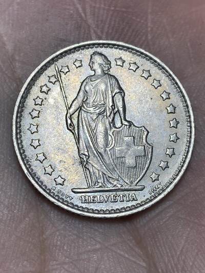 2025年第一百三十六场(总第一百六十二场）外国好品纸夹散币场(免佣金) - 瑞士🇨🇭1970年1法郎(第四版，无标版)