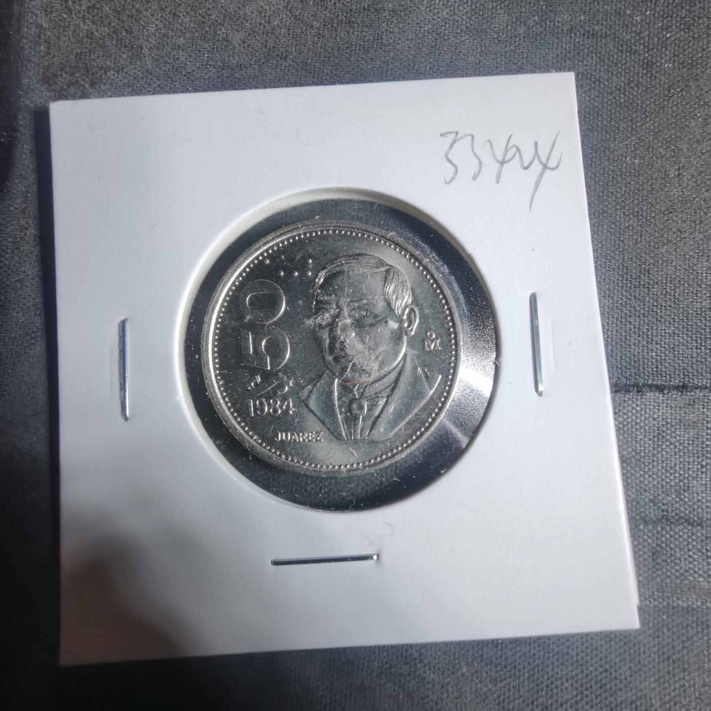 沼泽如烟--第933场 墨西哥1984年50比索