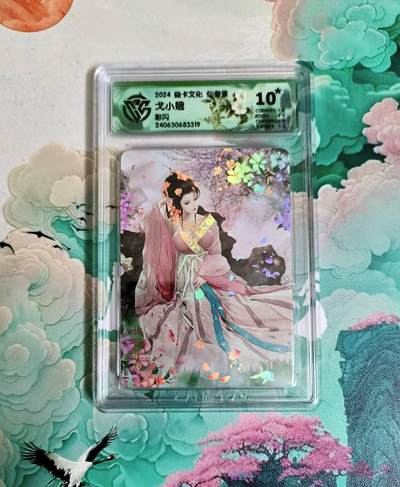 龙虎卡牌-六八场（无佣金，周六结拍，欢迎送拍） - 【10⭐】彩闪评级卡 焱卡文化 仙姿录 戈小娥 爆金