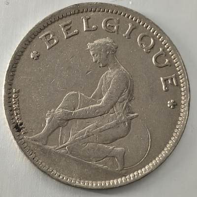 Krab外币市集Vol.26 - 比利时1934年1法郎-法文版