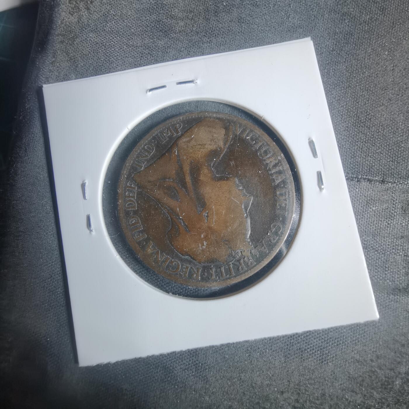 沼泽如烟--第933场 英国1897年1便士