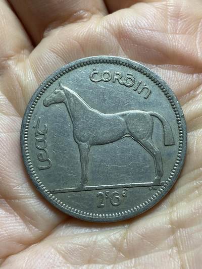 2025年第一百三十七场(总第一百六十三场）外国好品散币场(免佣金) - 爱尔兰🇮🇪1962年2.5先令(等值半克朗，共和国时期第一套第二版)