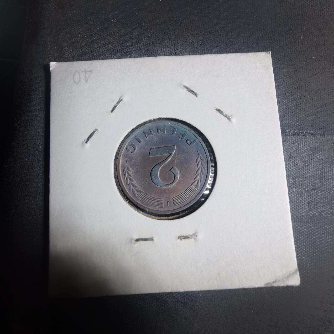 沼泽如烟--第933场 德国1968年2芬尼