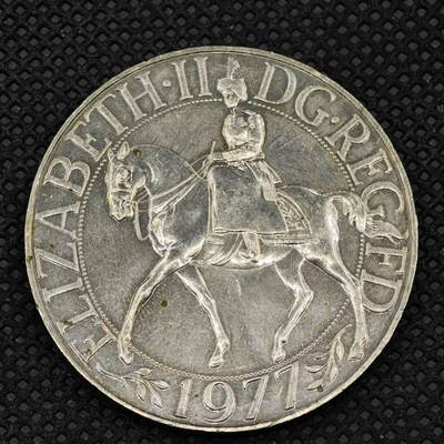 【淘币小摊】限时拍第八百三十二拍  散币场  满百包邮可预留两周  周一统一发货  -  英国1977年女王登基银禧纪念币