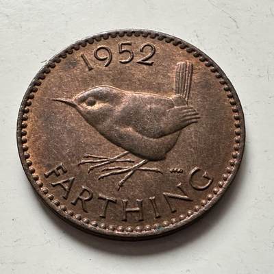 🌹外币初藏🌹🐯2025年第141场  每周二四六晚8️⃣点 接代拍 - 英国1952年一法新 a