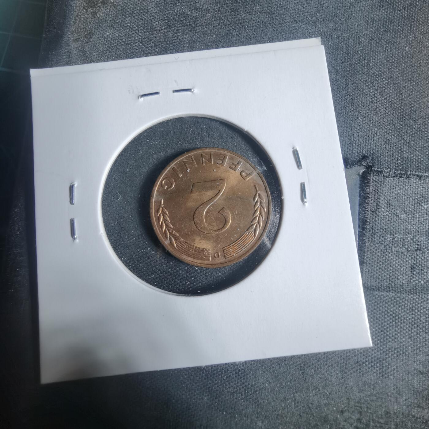 沼泽如烟--第933场 德国1968年2芬尼