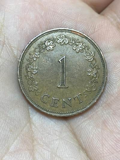 2025年第一百三十六场(总第一百六十二场）外国好品纸夹散币场(免佣金) - 马耳他🇲🇹1972年1分(第一套流通硬币首发年)