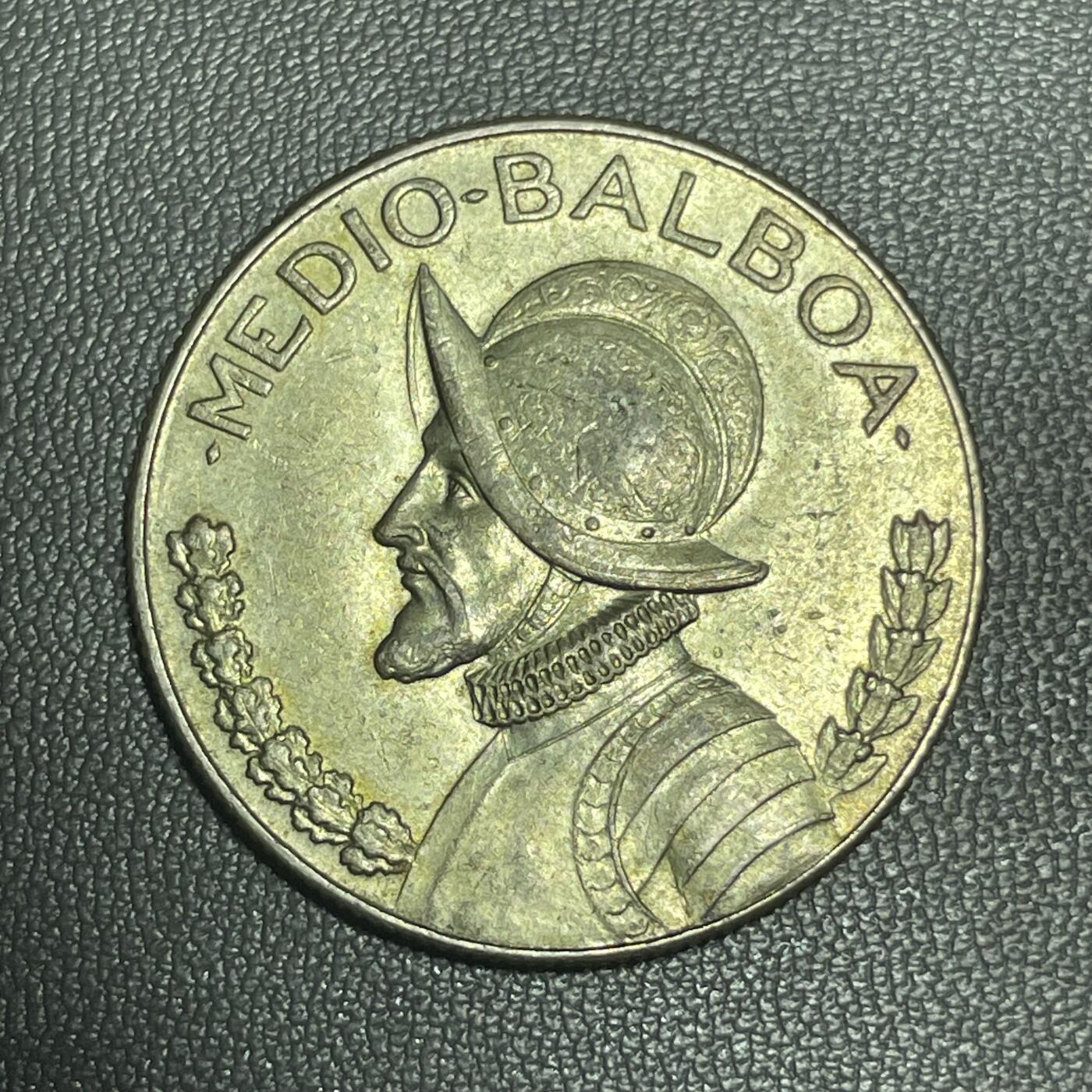 回流1215 巴拿马1967年1/2巴波亚 西班牙探险家瓦斯科·努涅斯·德·巴尔沃亚