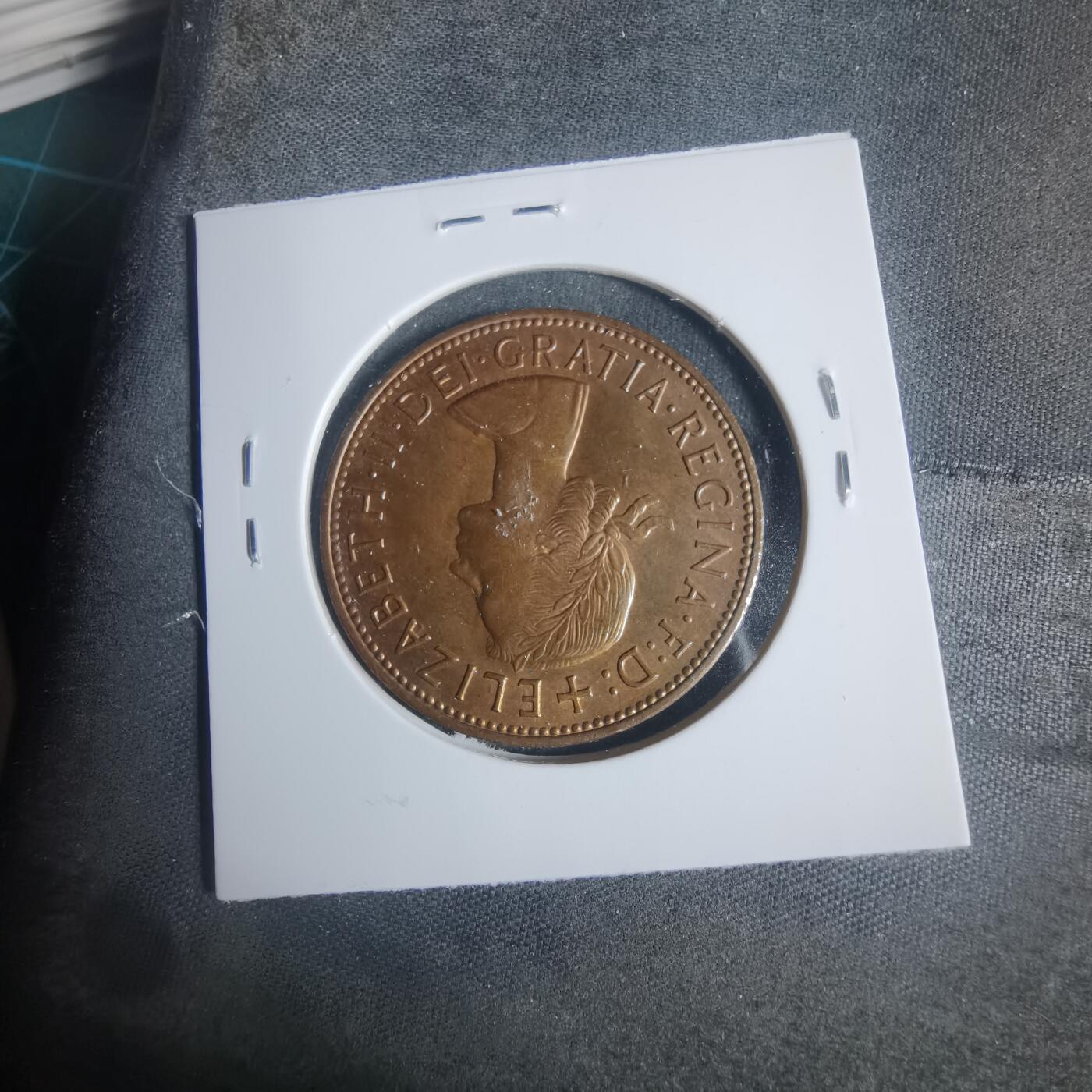 沼泽如烟--第933场 英国1964年1便士