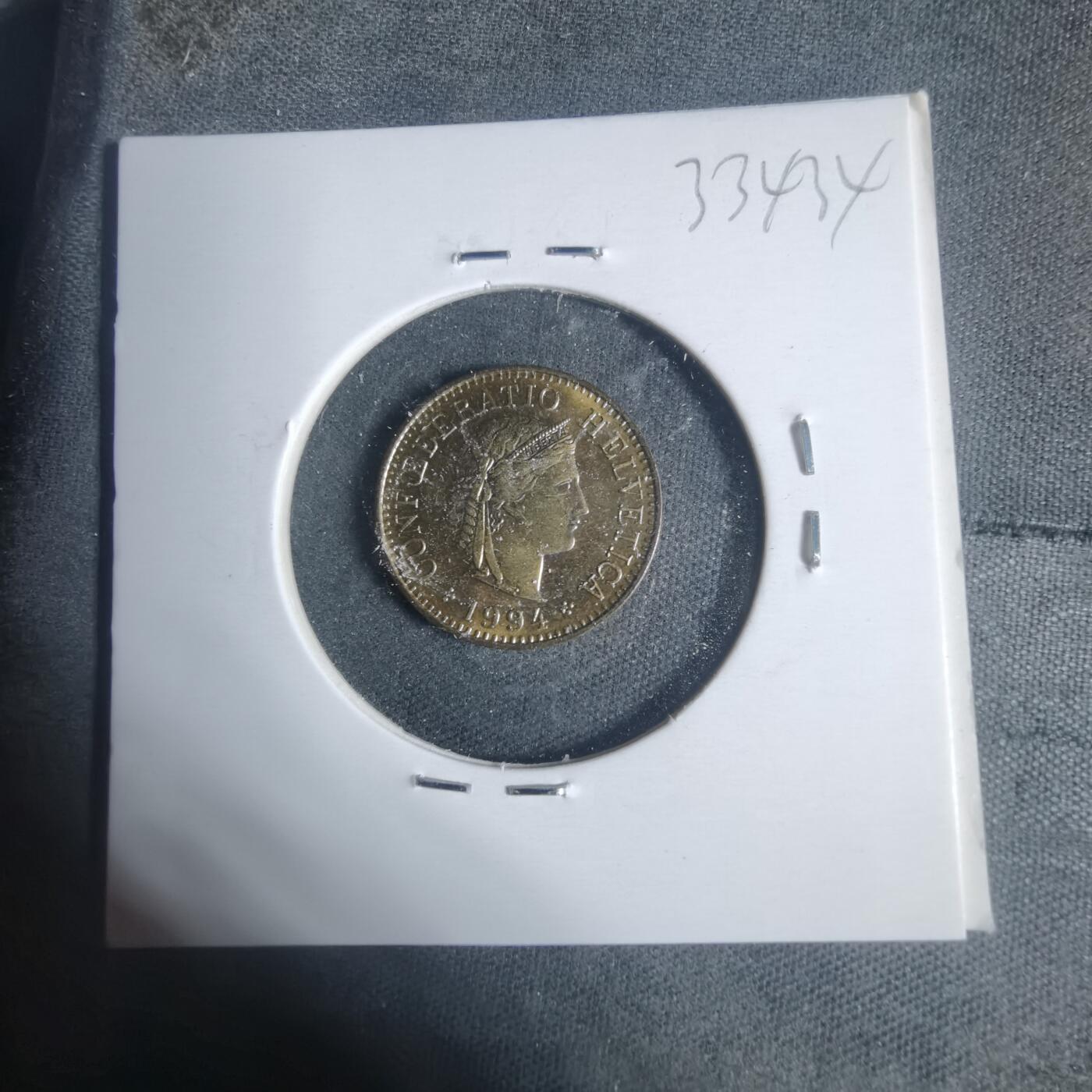 沼泽如烟--第933场 瑞士1994年五分