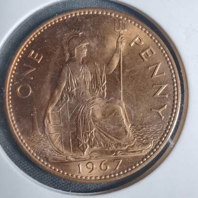 沼泽如烟--第933场 - 英国1967年1便士