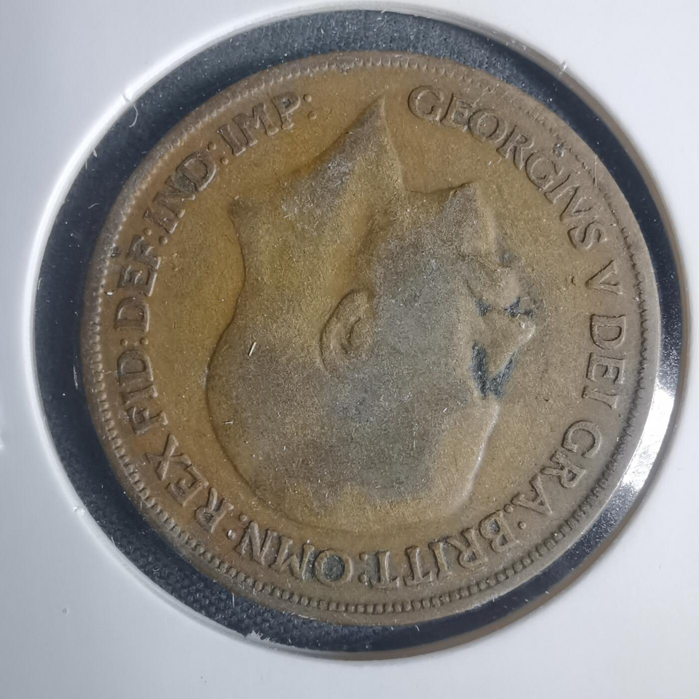 沼泽如烟--第933场 英国1916年1便士