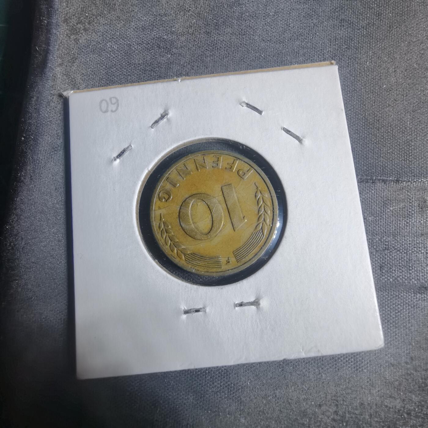 沼泽如烟--第933场 德国1950年10芬尼