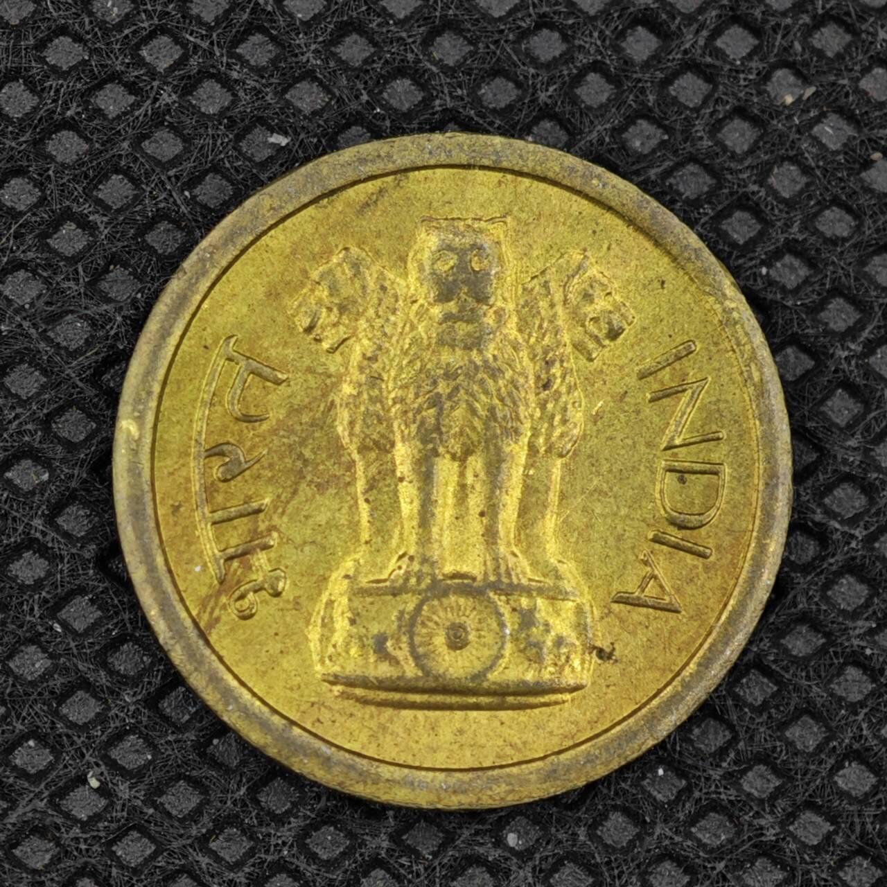 【淘币小摊】限时拍第八百三十二拍  散币场  满百包邮可预留两周  周一统一发货   印度1964年1派沙铜币