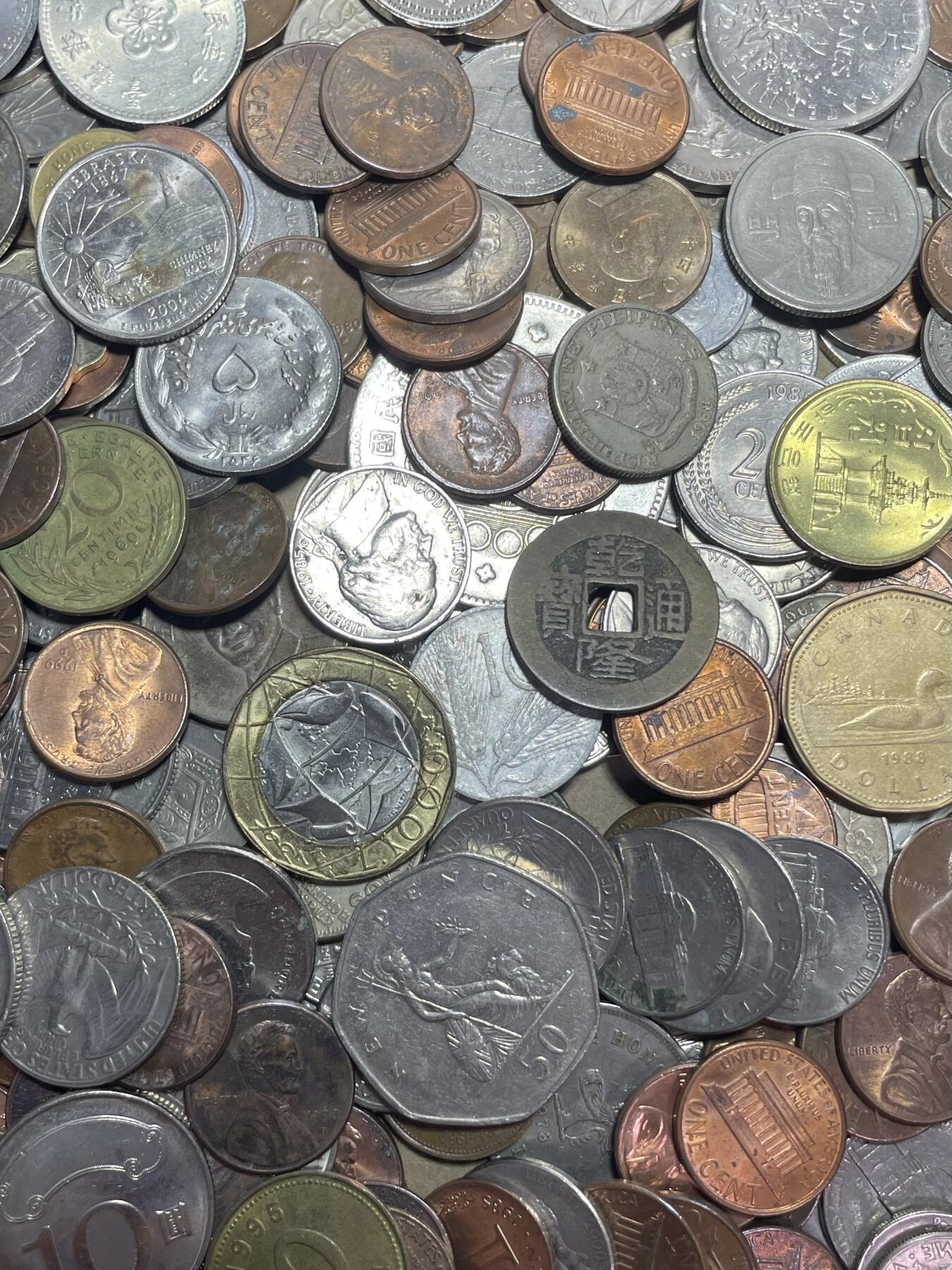 回流1215 外币2060克（无日本币）