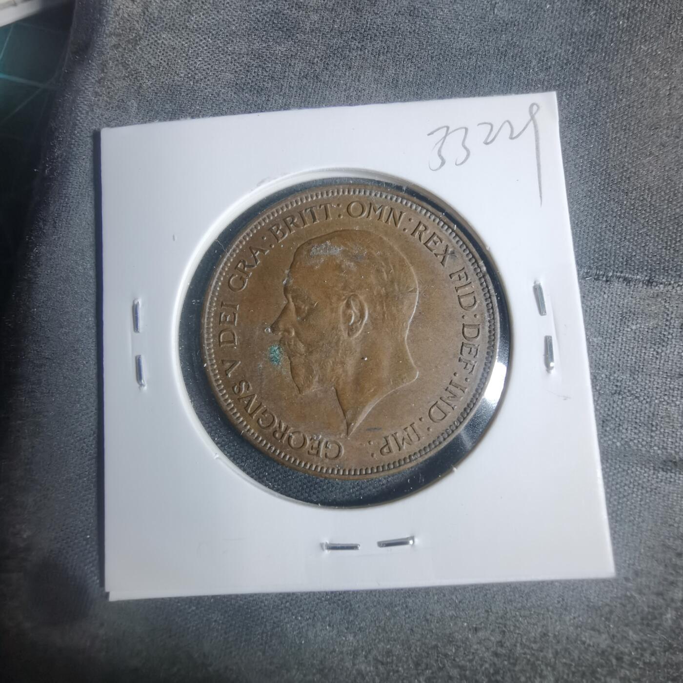 沼泽如烟--第933场 英国1934年1便士