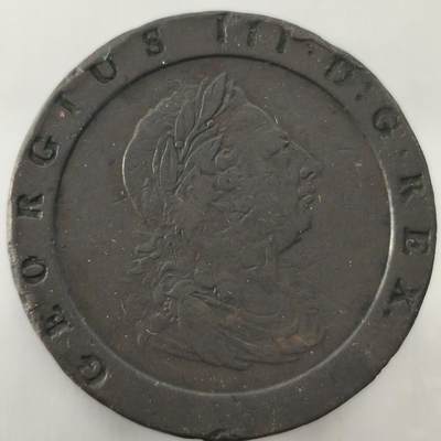 Krab外币市集Vol.26 - 英国乔治三世1797年2便士大车轮