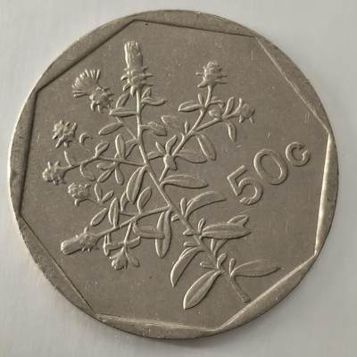 Krab外币市集Vol.26 - 马耳他1998年50分