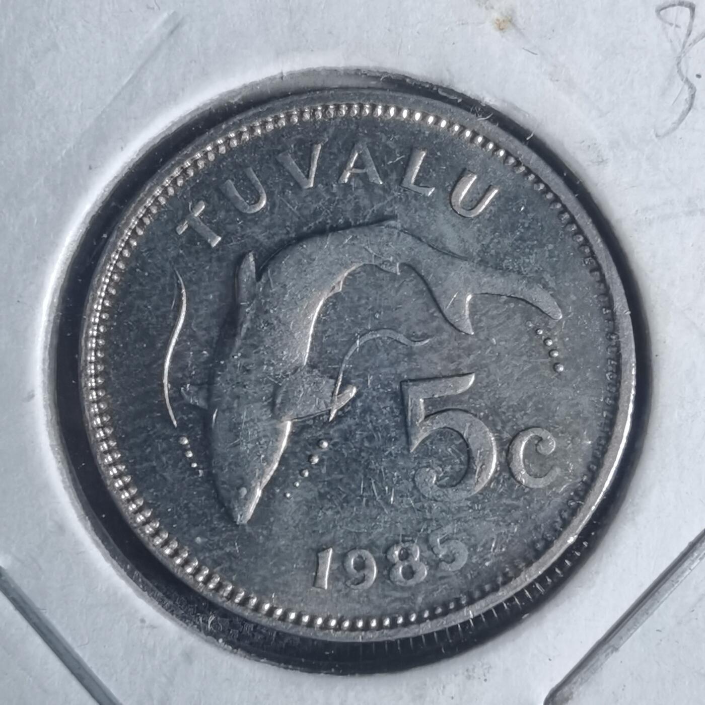 沼泽如烟--第933场 图瓦卢1985年五分