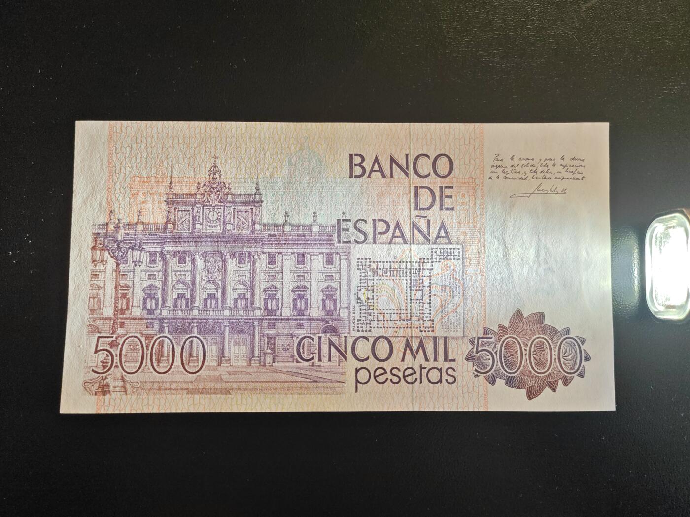 西班牙纸币 1979年 5000比塞塔 P-160 全新UNC 单价