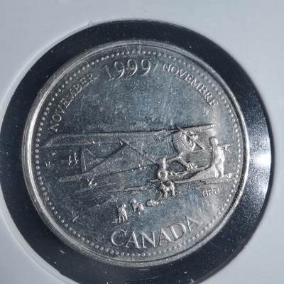 沼泽如烟--第933场 - 加拿大1999年25分纪念币