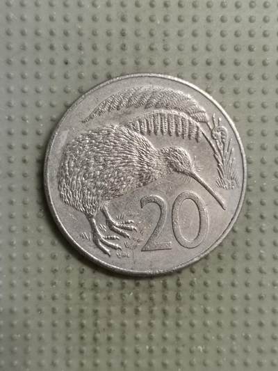 2025年第138场各国散币拍卖（总第138场） - 新西兰1986年20分