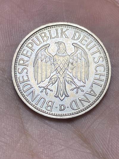 2025年第一百三十六场(总第一百六十二场）外国好品纸夹散币场(免佣金) - 联邦德国🇩🇪1983年1马克(D标，慕尼黑造)
