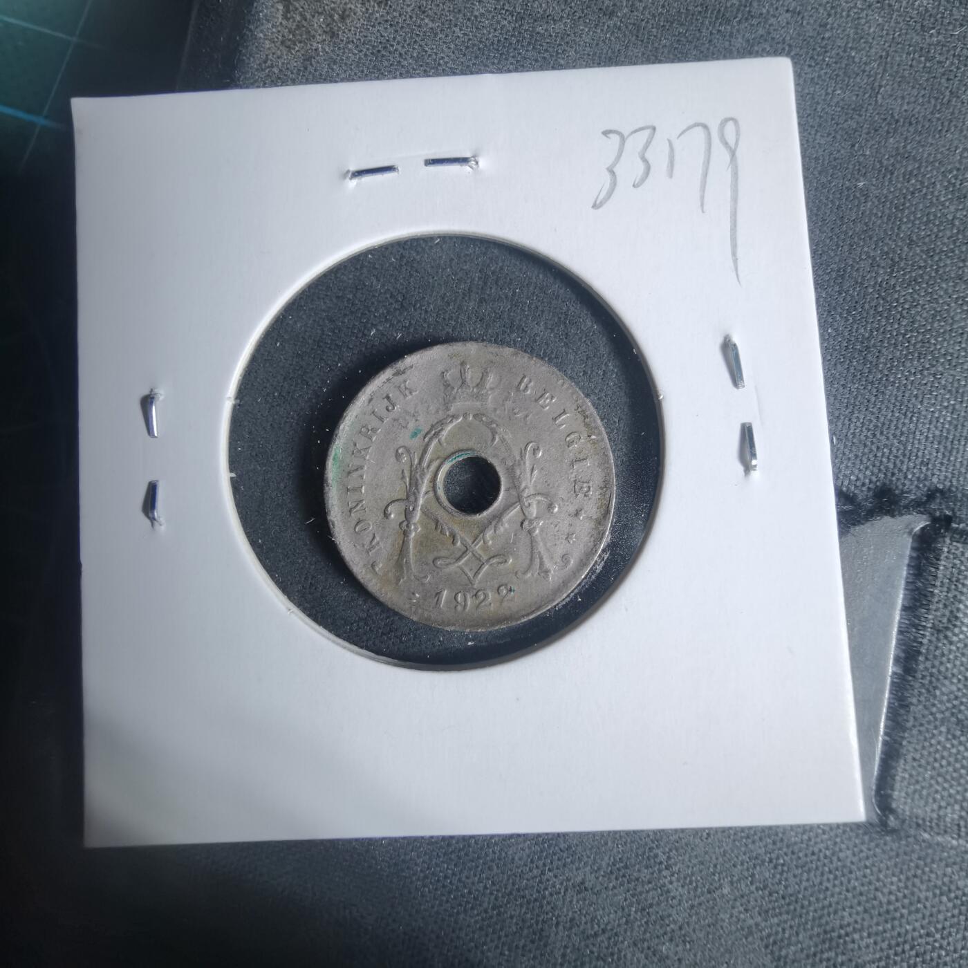 沼泽如烟--第933场 比利时1922年五分