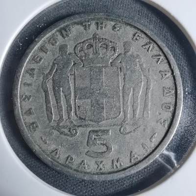 沼泽如烟--第933场 - 希腊1954年5德拉克马