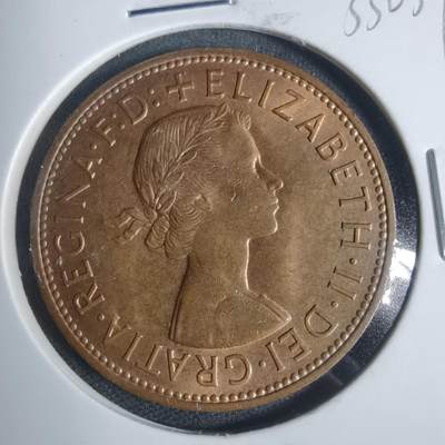 沼泽如烟--第933场 - 英国1966年1便士