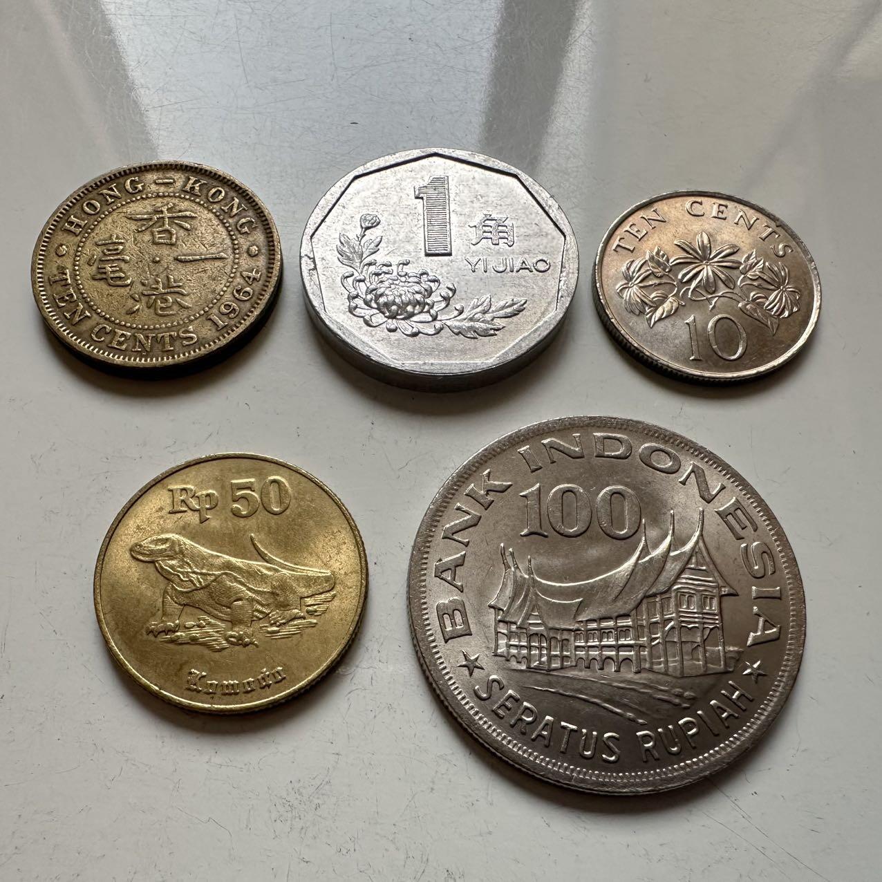 🌹外币初藏🌹🐯2025年第141场  每周二四六晚8️⃣点 接代拍 东南亚5枚