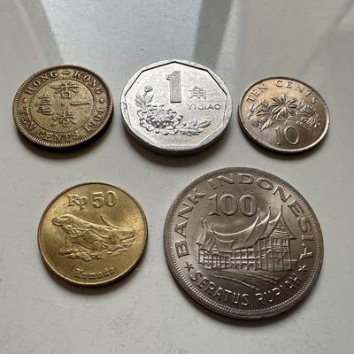 🌹外币初藏🌹🐯2025年第141场  每周二四六晚8️⃣点 接代拍 - 东南亚5枚