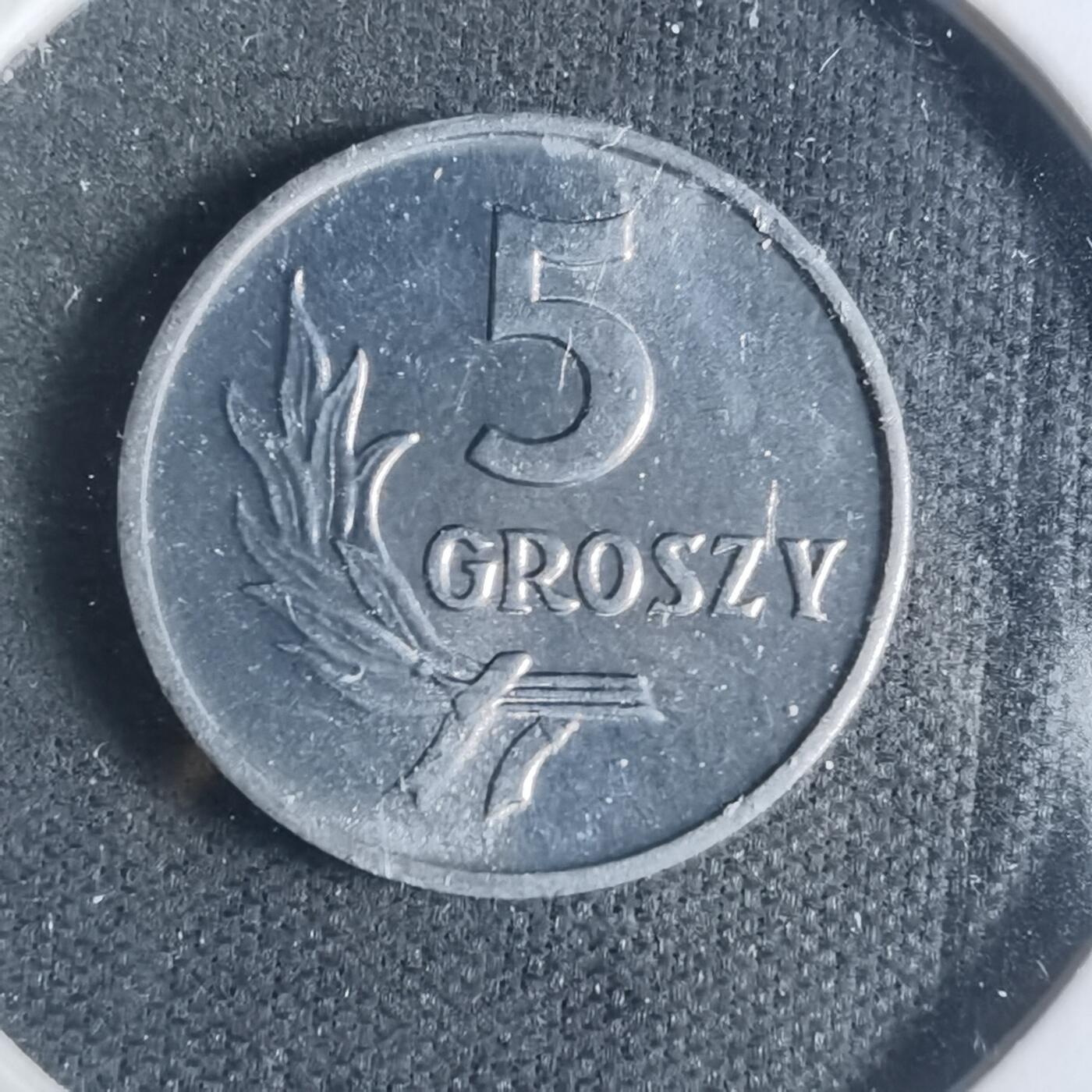 沼泽如烟--第933场 波兰1963年5格罗申