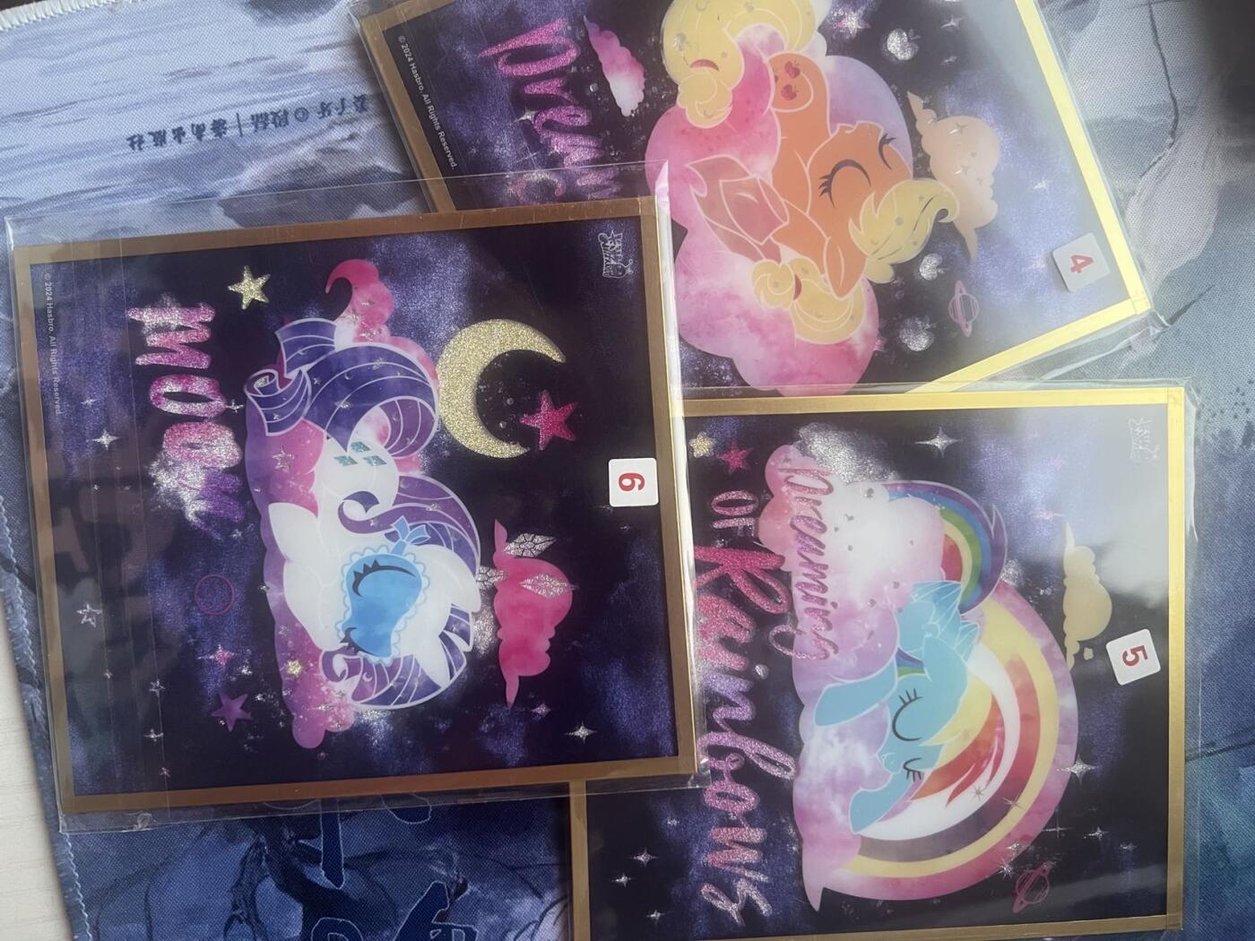 【随心含颖卡拍52期】卡游/集卡社/卡卡沃 抽卡机专场拍卖【无佣金】 【卡游】小马宝莉 色纸 3张