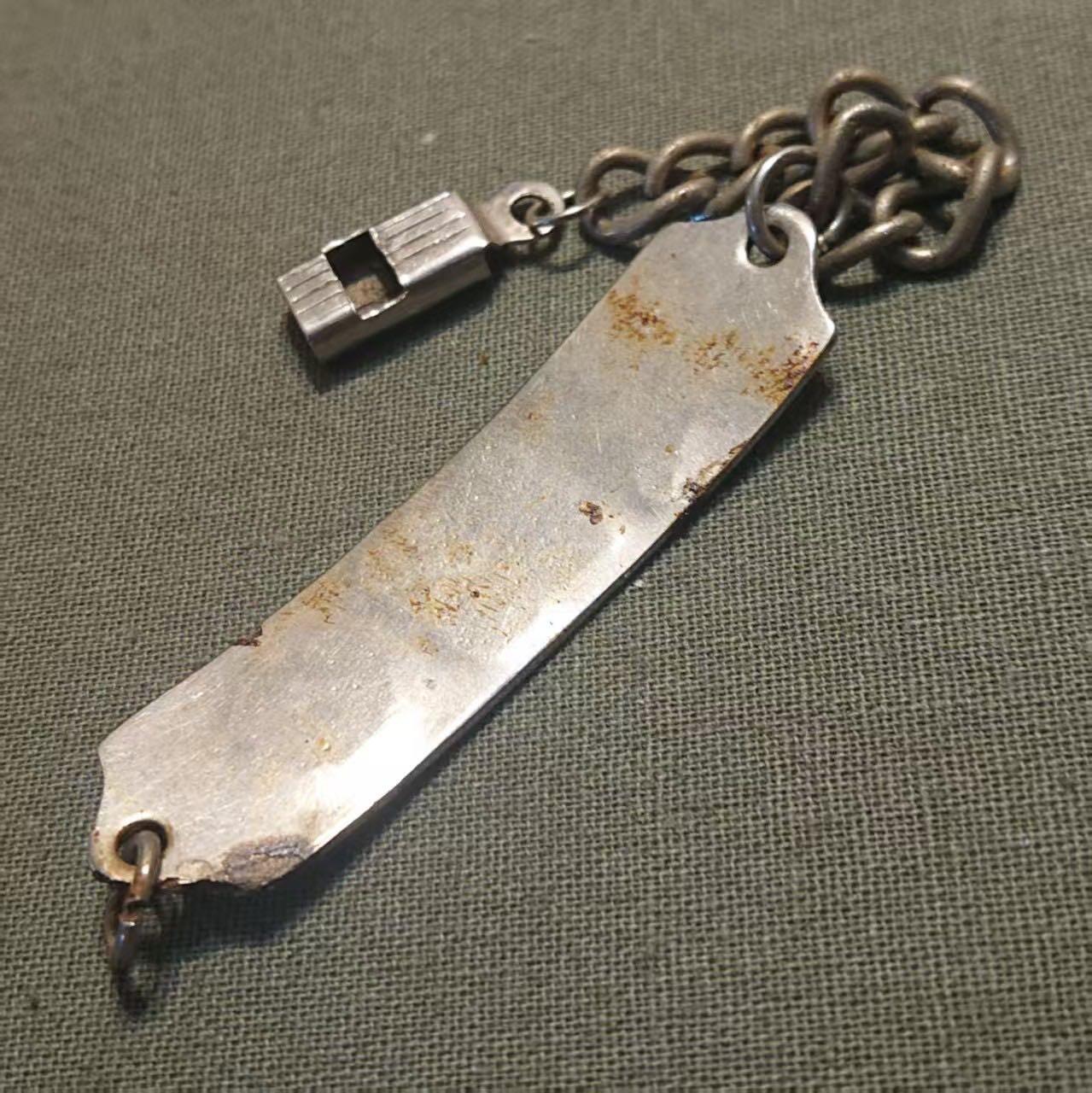 【第叁場】近代勋奖章徽章服饰杂项专场 民国步兵—精忠报国手链