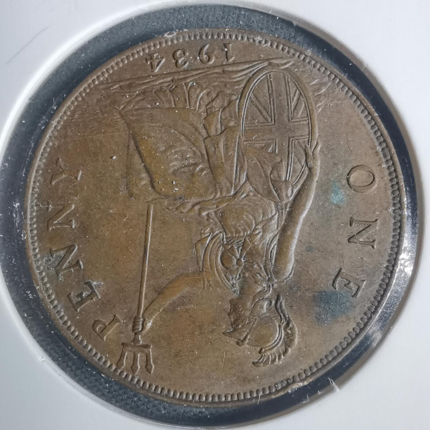 沼泽如烟--第933场 英国1934年1便士