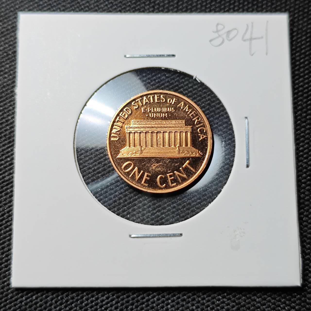 KK钱币收藏小铺 第380期  2月预留时间 周末发货  1987美国1分精制币