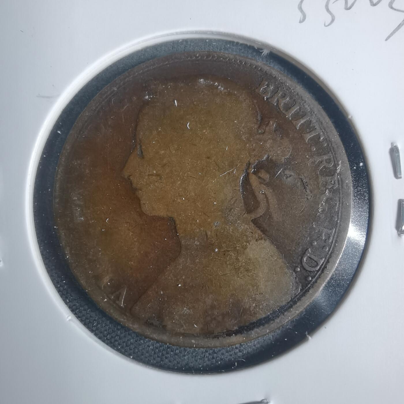 沼泽如烟--第933场 英国1882年1便士