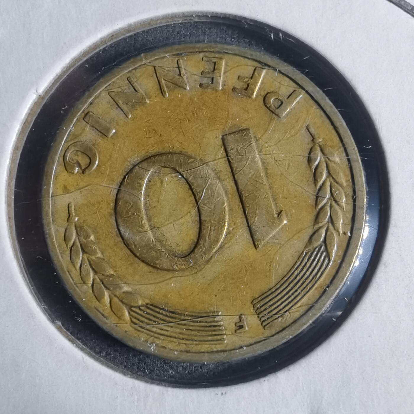 沼泽如烟--第933场 德国1950年10芬尼