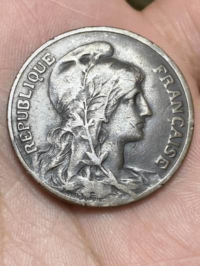 2025年第一百三十六场(总第一百六十二场）外国好品纸夹散币场(免佣金) - 法兰西第三共和国1912年10生丁(第二版)