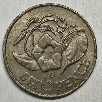 Krab外币市集Vol.26 - 赞比亚1964年6便士