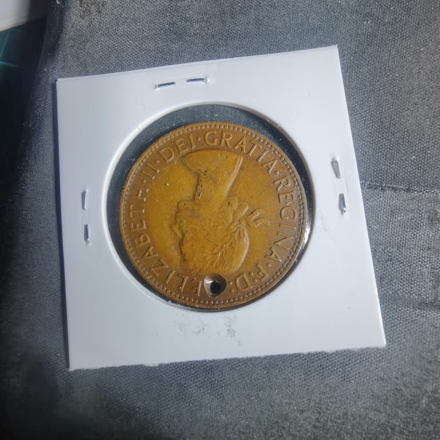 沼泽如烟--第933场 澳大利亚1961年1便士