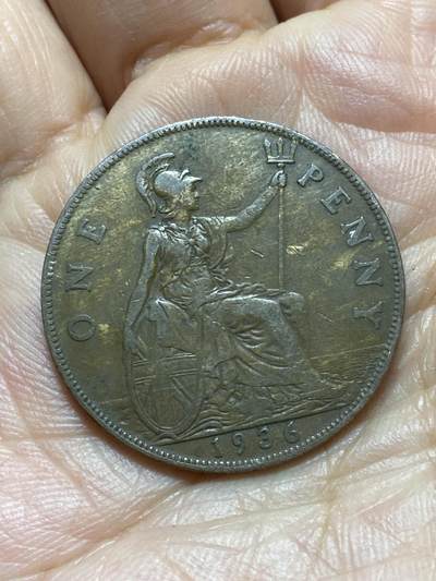 2025年第一百三十七场(总第一百六十三场）外国好品散币场(免佣金) - 英国🇬🇧1936年1便士(乔治五世逝世年，第三版关门年)