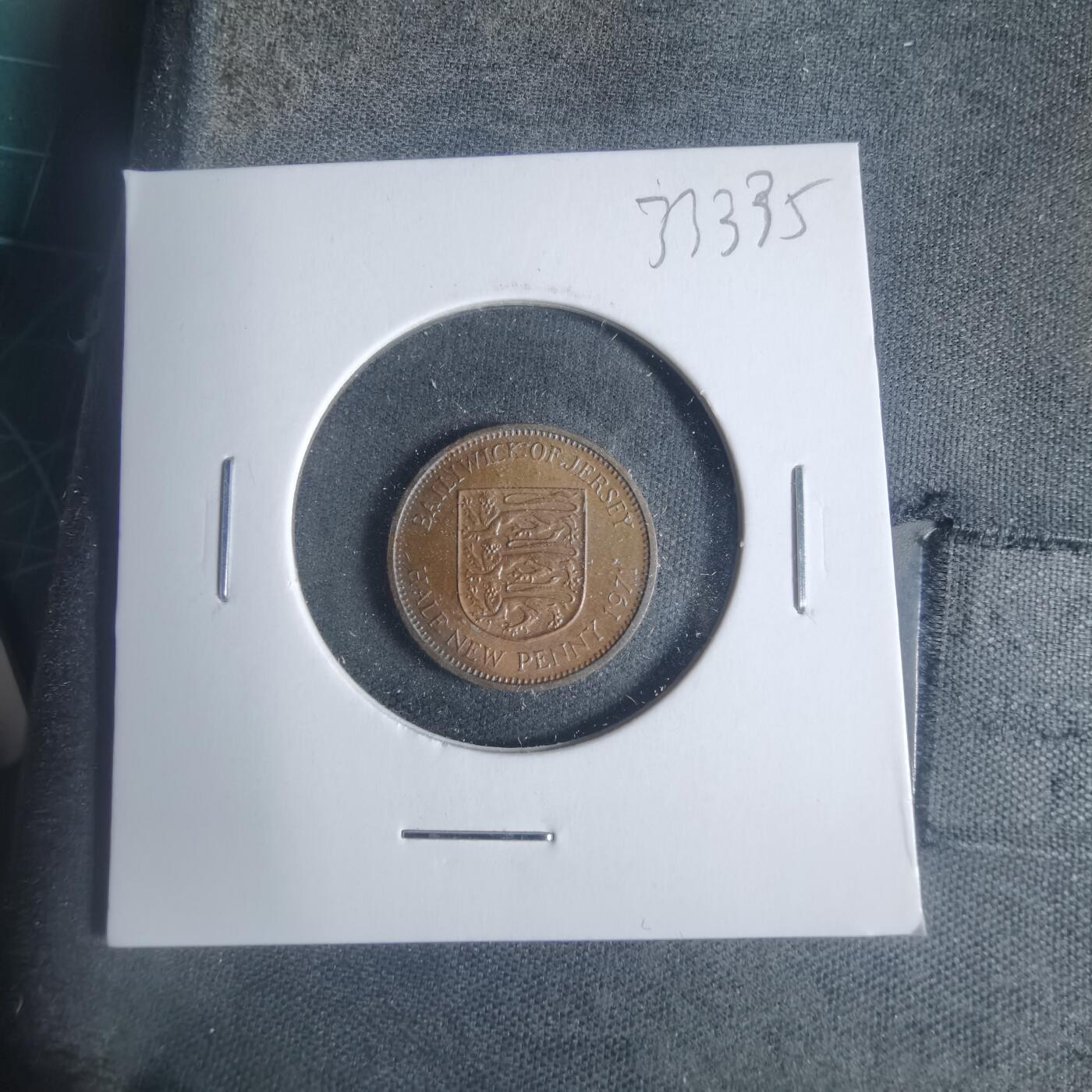 沼泽如烟--第933场 泽西1971年半便士