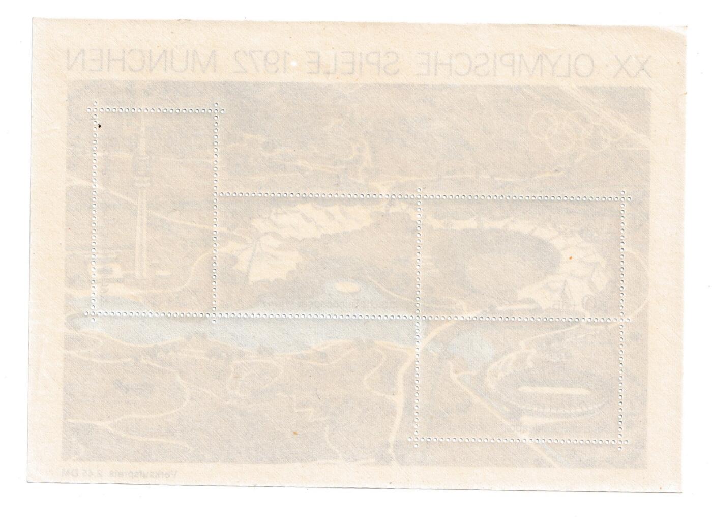 【良泉】【元旦直播场】1月1日晚19.30点开拍！208组西方古代钱币、日本朝鲜花钱 1972年【西德】慕尼黑第二十届奥运会。奥林匹克公园和体育场馆群的鸟瞰图。