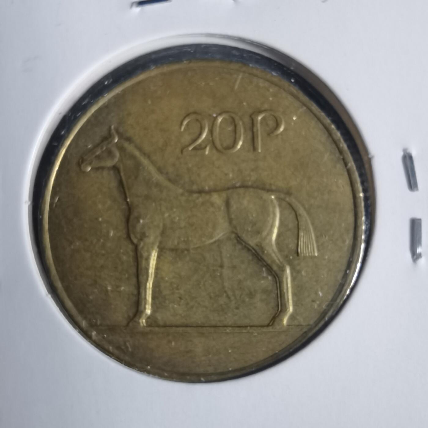 沼泽如烟--第933场 爱尔兰1998年20便士