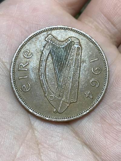 2025年第一百三十六场(总第一百六十二场）外国好品纸夹散币场(免佣金) - 爱尔兰🇮🇪1964年1便士(共和国时期第一套)