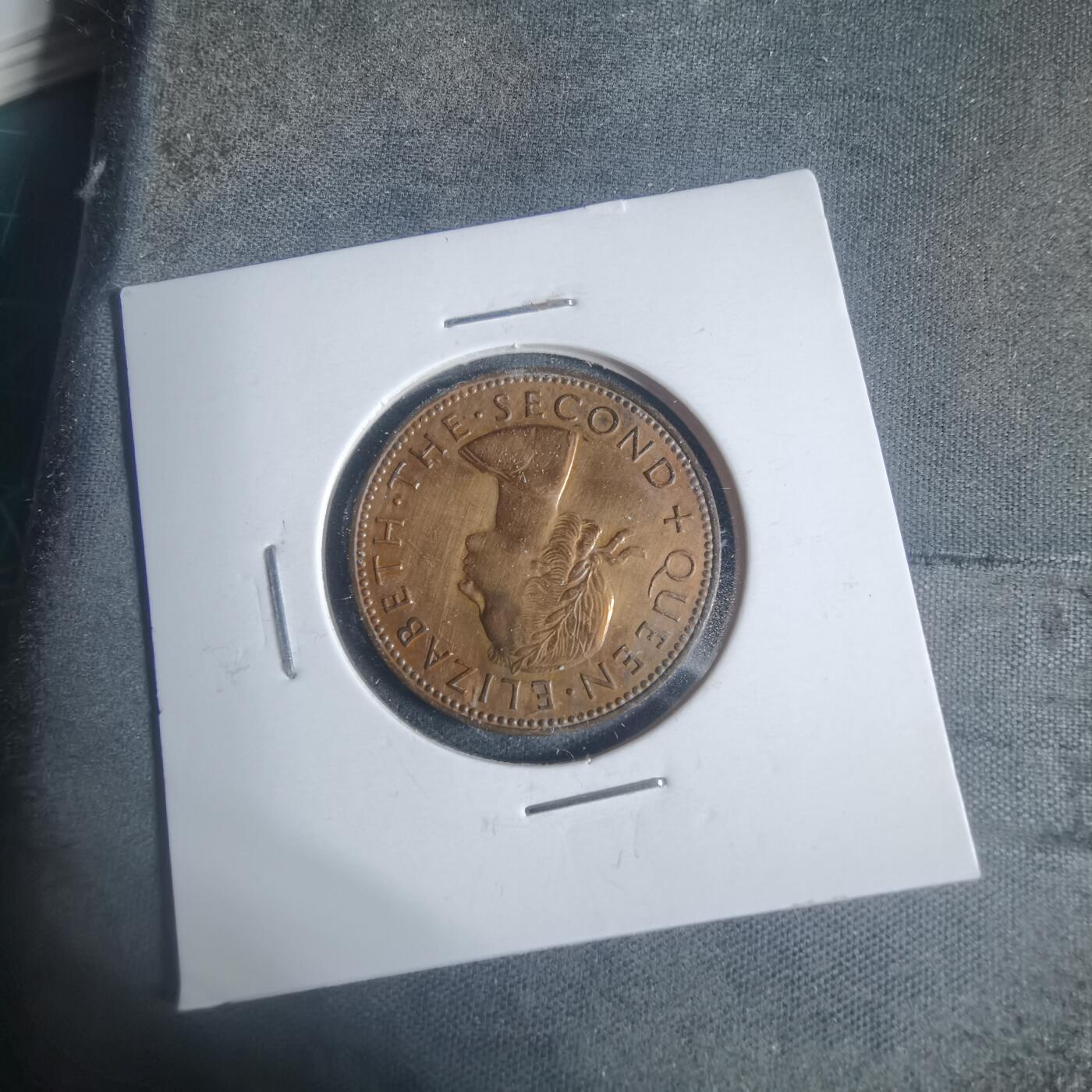 沼泽如烟--第933场 新西兰1960年半便士